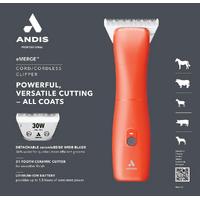Andis eMerge Orange Kablosuz Kedi/Köpek Tıraş Makinesi (Dahili Bataryalı)